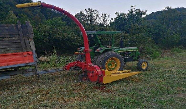 Alaçam: Silaj makinesi kolunu kopardı