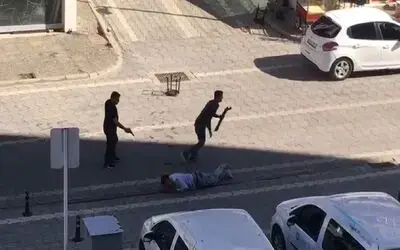 Samsun’da cinayet anı kamerada