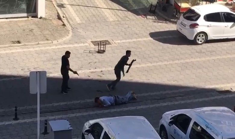 Samsun’da cinayet anı kamerada