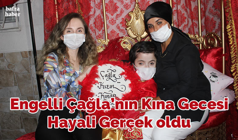 Engelli Çağla’nın Kına Gecesi Hayali Gerçek Oldu
