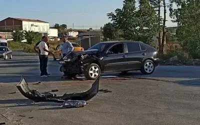 Bafra’da kaza: 1 yaralı
