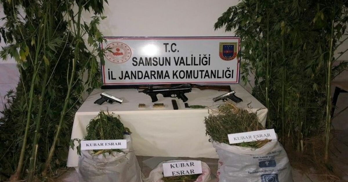 Bafra’da uyuşturucu ve otomatik silah ele geçirildi
