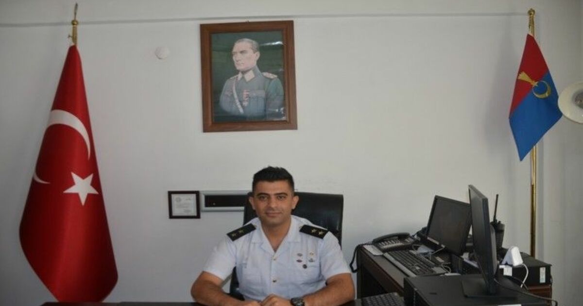 Bafra jandarma komutanı terfi etti
