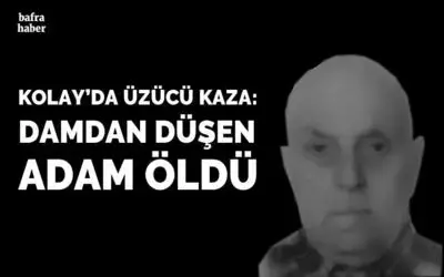 Damdan düşen şahıs öldü