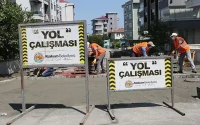 Atakum’da sokaklara 2 milyon kilitli parke
