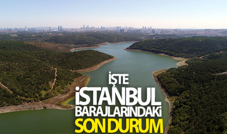 İstanbul'un barajlarında son durum - İstanbul’daki barajların doluluk oranları, 2014 yılından bu yana en düşük seviyesine gerilerken Alibeyköy Barajı’nın son durumu ise havadan görüntülendi.BUGÜN NELER OLDU?