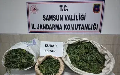 Jandarmadan filmleri aratmayan esrar operasyonu
