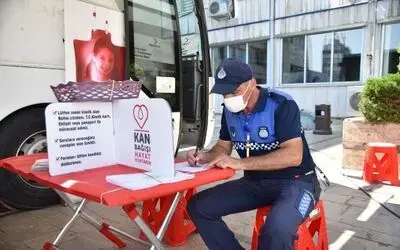 Büyükşehir personelinden Kızılay’a kan bağışı

