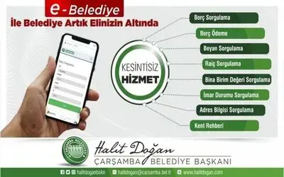 Çarşamba Belediyesi e-belediye sistemine geçti
