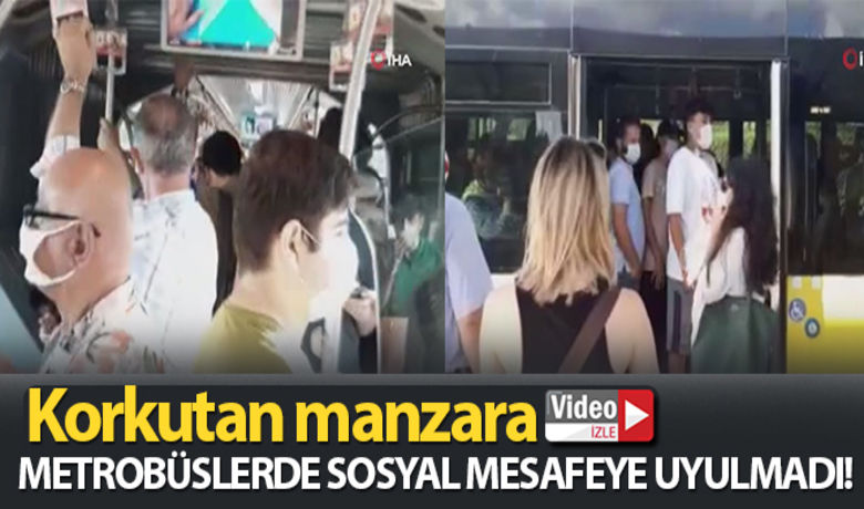 Metrobüslerde sosyal mesafesiz yolculuk - İstanbul’da akşam saatlerinde metrobüslerde sosyal mesafe kurallarına uyulmadığı görüldü.BUGÜN NELER OLDU?