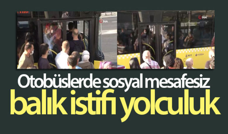Otobüslerde sosyal mesafesiz balık istifi yolculuk - Otobüslere getirilen ayakta yolcu yasağına rağmen İstanbul’da sabah saatlerinde alışıldık görüntüler yaşandı. Belediye otobüsleri tıklım tıklım dolarken, bir kadın yolcu kapının arasında kalmaktan son anda kurtuldu.BUGÜN NELER OLDU?