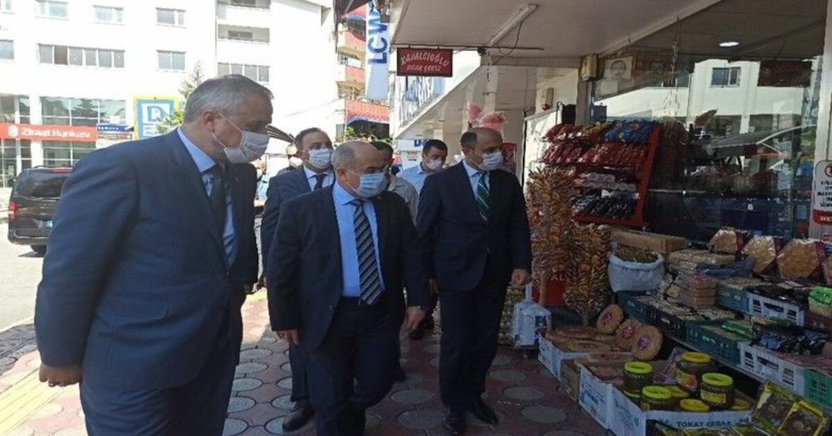 Samsun Valisi Dağlı’dan ’korona’ denetimi
