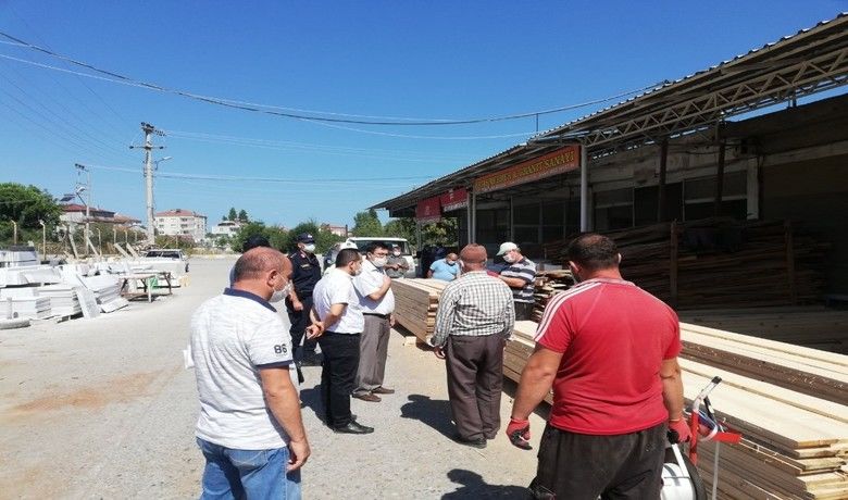 Alaçam’da "Sağlık İçin Hepimiz İçin’’ denetimi
 - Samsun’un Alaçam ilçesinde "Sağlık İçin Hepimiz İçin" sloganıyla iş yerlerinde Kovid-19 denetimi gerçekleştirildi.