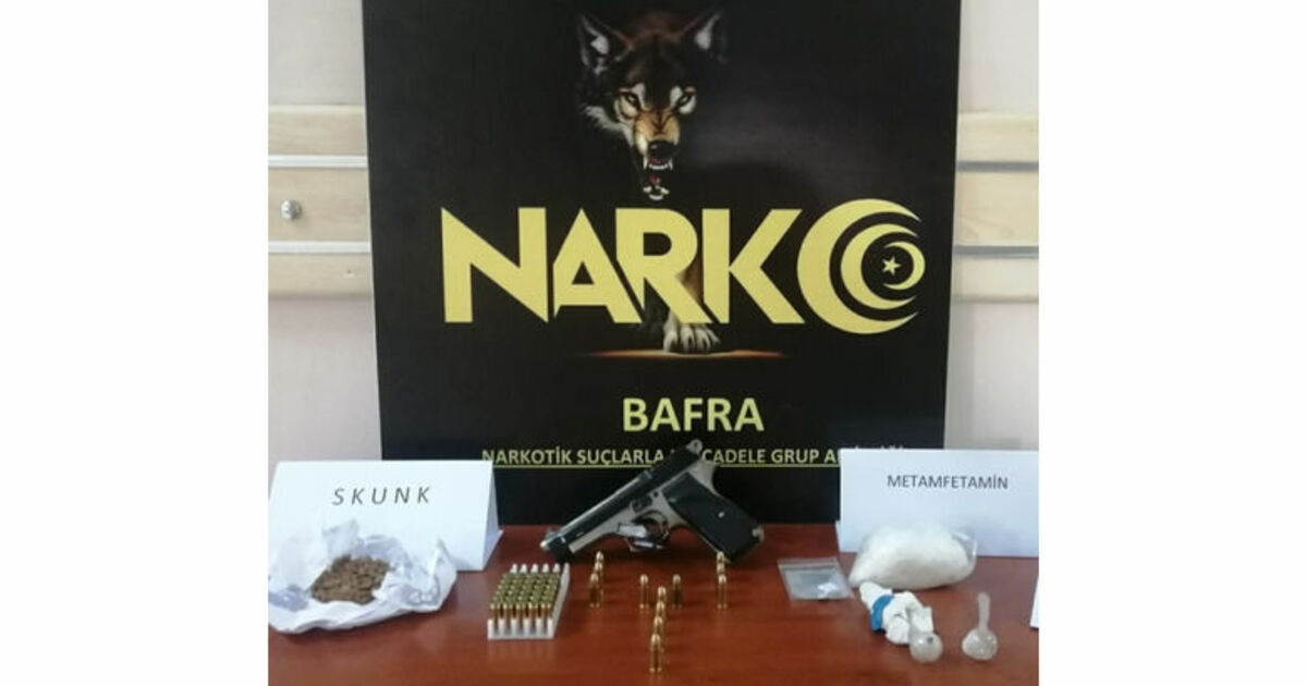 Bafra’da uyuşturucu operasyonu: 2 gözaltı