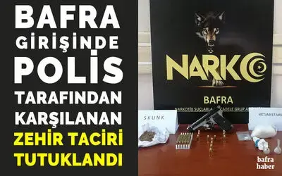 Uyuşturucuyla yakalanan şahıs adliyeye sevk edildi