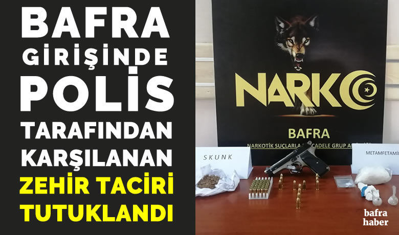 Uyuşturucuyla yakalanan şahıs adliyeye sevk edildi
