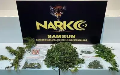 Samsun’da narkotik polisinden şok uygulama
