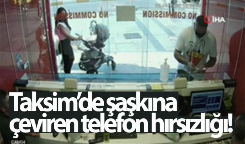Taksim'de şaşkına çevirentelefon hırsızlığı kamerada - Taksim’de döviz bürosuna gelen turist çiftin bebek arabasındaki telefonunu kaşla göz arasında çalan hırsız bu kadarına da pes dedirtti. Şaşkına çeviren hırsızlık kameralara yansıdı.BUGÜN NELER OLDU?
