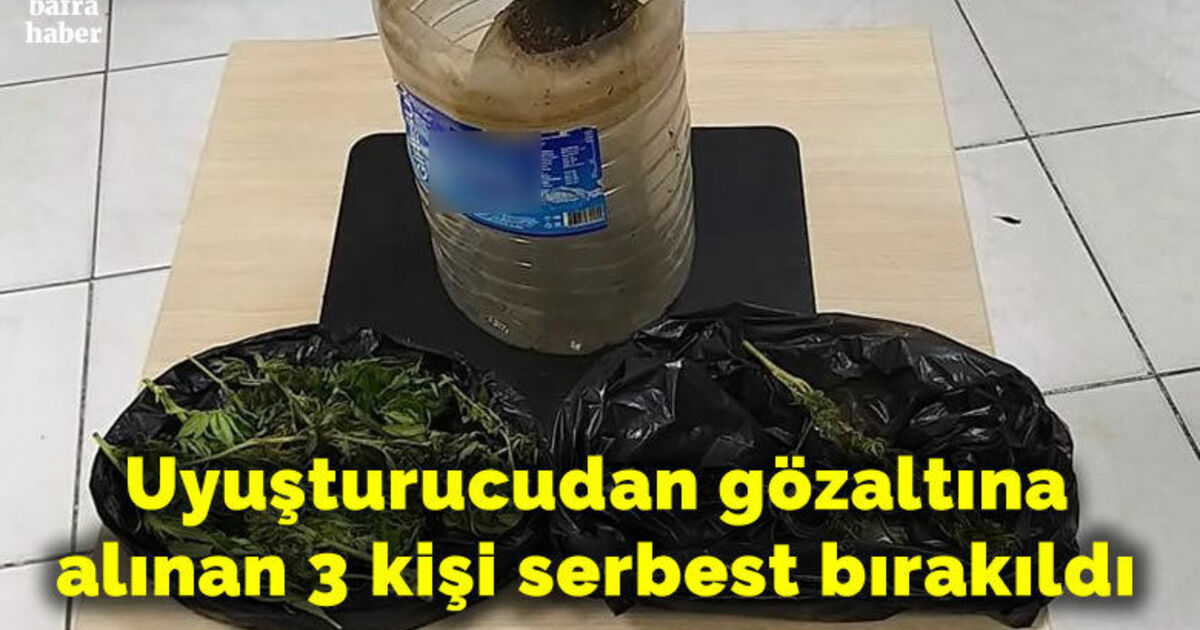 Uyuşturucu kullanmaktan 3 kişi gözaltına alındı