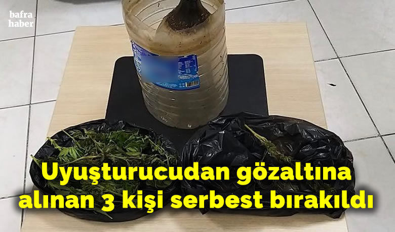 Uyuşturucu kullanmaktan 3 kişi gözaltına alındı