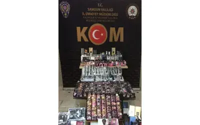 Samsun’da kaçak parfüm ve saat ele geçti
