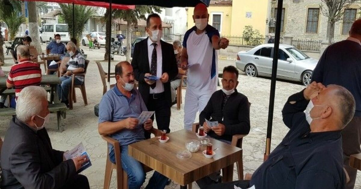 Anonslu maske uyarısı
