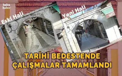 Tarihi Bedestende Çalışmalar Tamamlandı