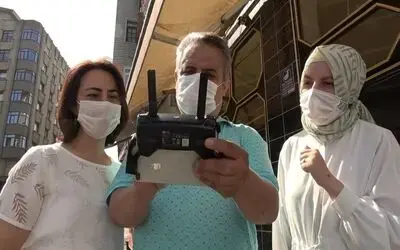 İlkadım’da bacalara ’drone’lu denetim
