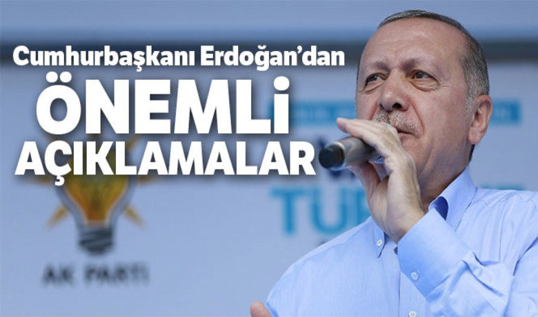 Cumhurbaşkanı Erdoğan'dan önemli açıklamalar - Cumhurbaşkanı Erdoğan, Reyhanlı Barajı açılışında konuşuyor.	Cumhurbaşkanı Erdoğan'ın konuşmasından satırbaşları;BUGÜN NELER OLDU?