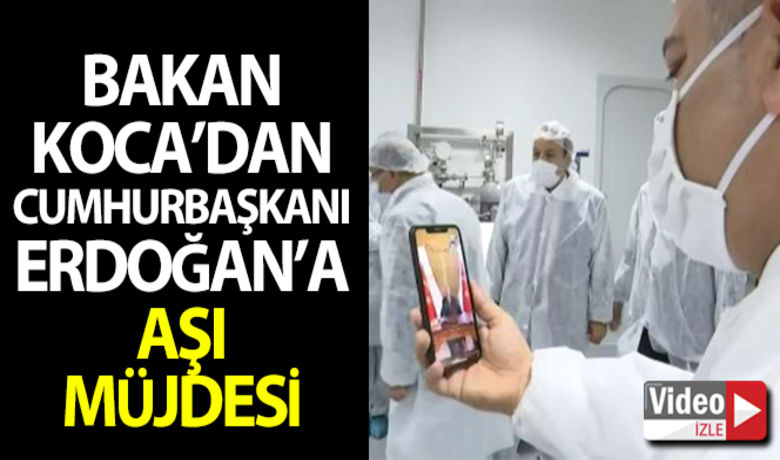 Sağlık Bakanı Koca'danCumhurbaşkanı Erdoğan'a aşı müjdesi - Sağlık Bakanı Fahrettin Koca, Tekirdağ'da Covid-19 aşı çalışmalarının yapıldığı merkezdeki incelemeleri sırasında Cumhurbaşkanı Erdoğan ile video konferans aracılığı ile görüştü. Aşı çalışmaları ile ilgili müjdeyi Cumhurbaşkanı Erdoğan'a veren Koca, "İnsan çalışması safhasına gelmiş olduğunu müjdelemek istiyorum" dedi.BUGÜN NELER OLDU?