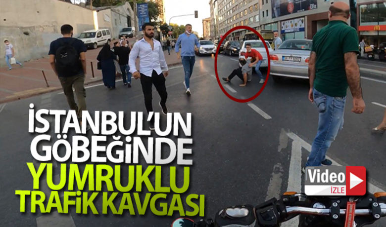 İstanbul'un göbeğinde yumruklutrafik kavgası kamerada - Şişli’de işlek bir cadde üzerinde yol verme yüzünden tartışan iki otomobilin içerisindekiler, yumruk ve tekmelerle birbirine girdi. Yaşananlar ise motosikletlinin kask kamerasına yansıdı.BUGÜN NELER OLDU?