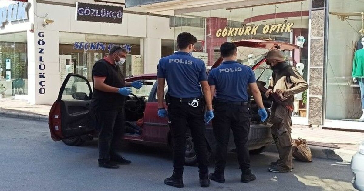 Yabancı uyruklu şahıs polisi alarma geçirdi
