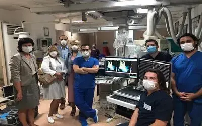 Yabancı doktorlar yeni tedavi yöntemini Samsun’da öğreniyor
