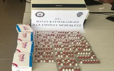 Havza’da uyuşturucu hapla yakalanan şahıs gözaltına alındı
