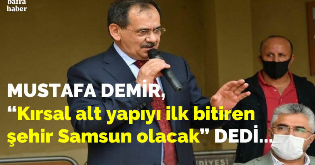 Başkan Demir: “Ayrım yok, hizmet var”