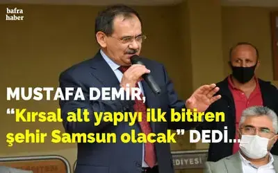 Başkan Demir: “Ayrım yok, hizmet var”