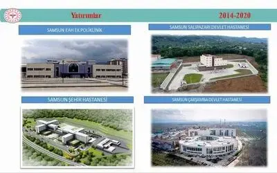 Samsun’a 454,5 milyon TL’lik sağlık yatırımı
