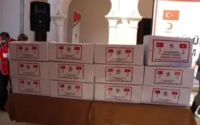 Samsun’dan Kırgızistan’a 180 bin adet maske
