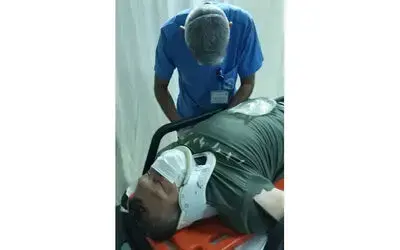 Motosikletli kurye kazada yaralandı
