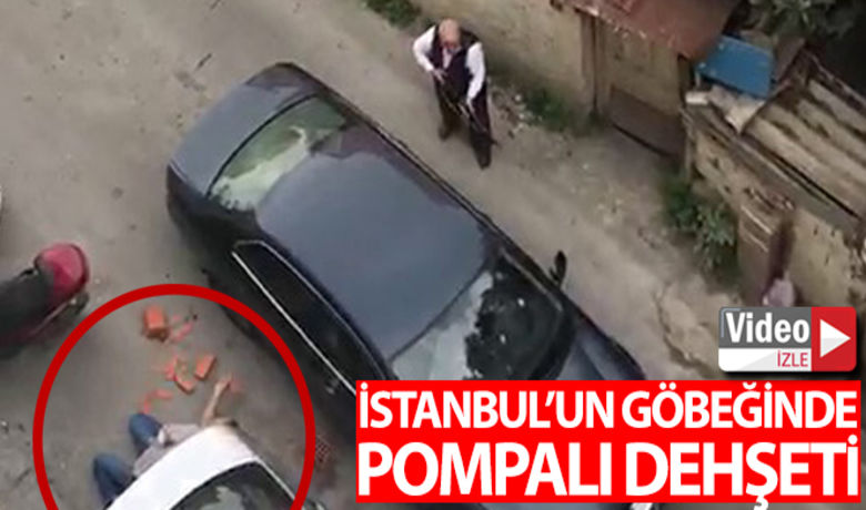Beyoğlu'nda pompalı dehşeti kamerada: 1 ölü - Beyoğlu’nda sabah saatlerinde 3 saldırganın kavgalı oldukları şahısların bulunduğu inşaatı basarak pompalı tüfekle ateş açtığı anların görüntüsü ortaya çıktı. Saldırıda hayatını kaybeden şahsın göründüğü görüntülerde, karşı tarafın mermer parçaları ve plastik parçalarla karşılık verdiği görüldü.BUGÜN NELER OLDU?