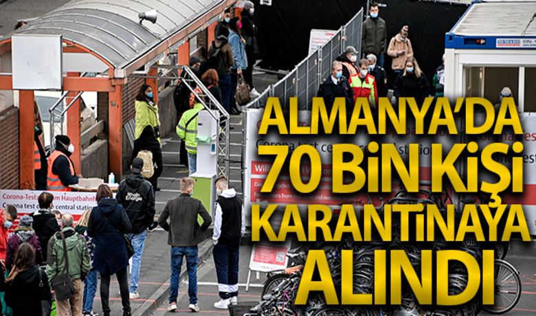 Almanya'nın Kuzey Ren Vestfalya eyaletinde70 bin kişi karantinaya alındı - Almanya'nın Kuzey Ren Vestfalya eyaleti Sağlık Bakanı Karl-Josef Laumann 70 bin kişinin korona salgını yüzünden karantina altına alındığı açıkladı.BUGÜN NELER OLDU?