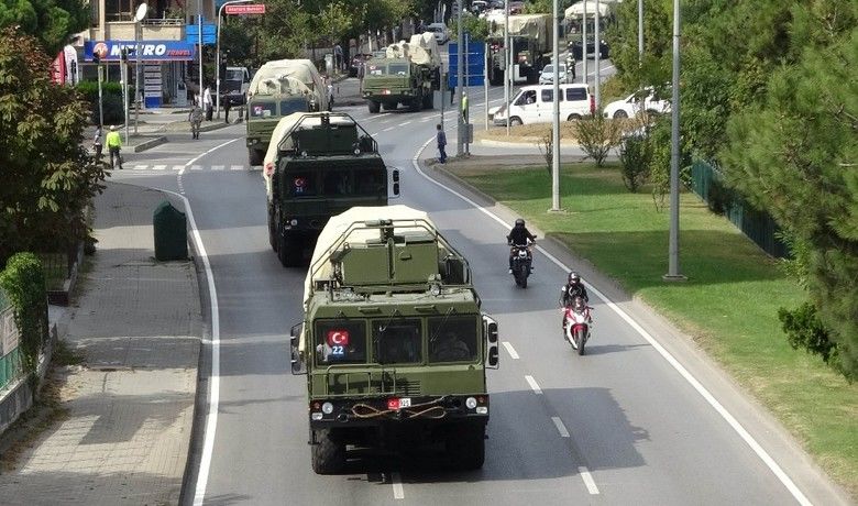 S-400’ler test atışlarını başarı iletamamlayıp Ankara’ya gitmek için yola çıktı