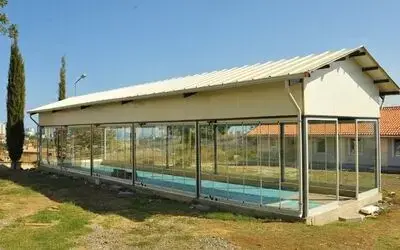 Huzurevine bocce oyun alanı yapımı tamamlandı
