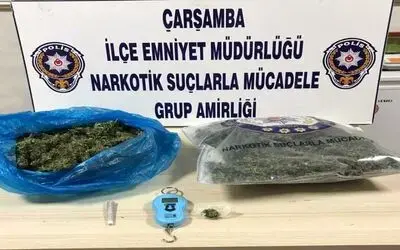 Evinde satışa hazır uyuşturucuyla yakalandı
