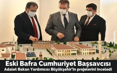Adalet Bakan Yardımcısı Büyükşehir’in projelerini inceledi