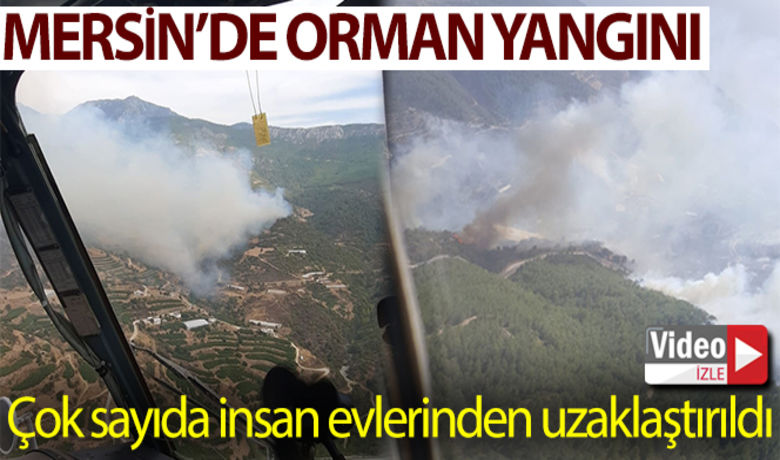 Mersin'deki orman yangını sürüyor - Mersin'in Anamur ilçesi Karaağa köyü ile Uçarı Mahallesi arasında çıkan orman yangını sürüyor.BUGÜN NELER OLDU?