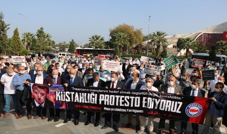 Samsun’dan Fransa ve Macron’a tepki seli
