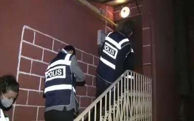 Silah operasyonu polis kamerasında

