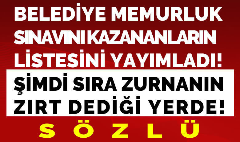 Bafra Belediyesi Memur AlımSınavını Kazananların Listesini Yayımladı  - Bafra Belediyesi 657 Sayılı Devlet Memurları Kanunu’na tabi olarak istihdam edilmek üzere zabıta, memur ve mühendis alım sınavını kazanıp sözlü sınava katılmaya hak kazananların listesini yayımladı. 