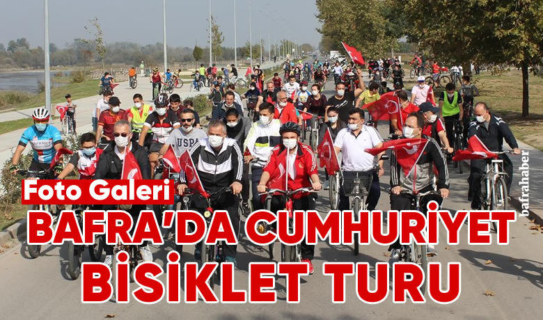 Bafra’da Cumhuriyet Bisiklet Turu
